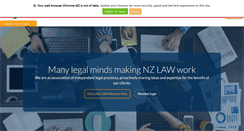 Desktop Screenshot of nzlaw.co.nz