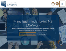 Tablet Screenshot of nzlaw.co.nz